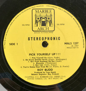 Roy Budd ‎– Pick Yourself Up!!