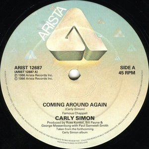 Carly Simon ‎– Coming Around Again