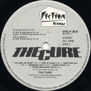 The Cure ‎– Boys Don't Cry