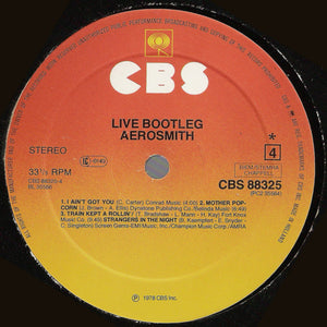 Aerosmith ‎– Live! Bootleg