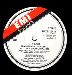 Bach* - Jerzy Maksymiuk - Polish Chamber Orchestra – Brandenburg Concertos No.1 In F Major No.3 In G Major No.4 In G Major