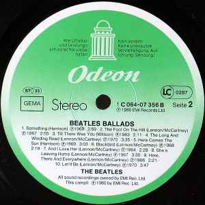 The Beatles – The Beatles Ballads - 20 Original Tracks