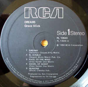 Grace Slick ‎– Dreams