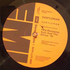 FELA KUTI - GENTLEMAN ( 12" RECORD )