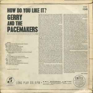 Gerry And The Pacemakers* - How Do You Like It? (LP, Album, Mono)