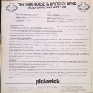 The Brighouse & Rastrick Brass Band*, The Rossendale Male Voice Choir ‎– The Brighouse & Rastrick Brass Band And The Rossendale Male Voice Choir