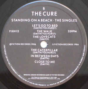 The Cure ‎– Standing On A Beach • The Singles