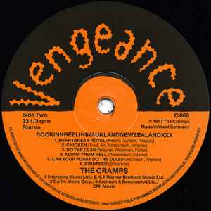 The Cramps - RockinnReelinInAucklandNewZealandXXX (LP, Album)