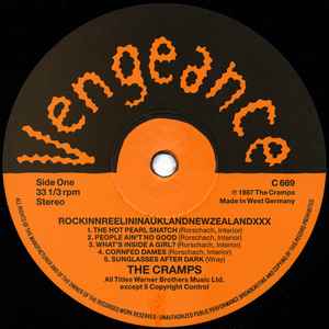 The Cramps - RockinnReelinInAucklandNewZealandXXX (LP, Album)