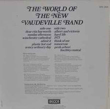 Load image into Gallery viewer, The New Vaudeville Band – The World Of The New Vaudeville Band