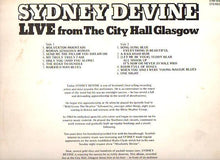 Load image into Gallery viewer, Sydney Devine ‎– Live From The City Hall Glasgow