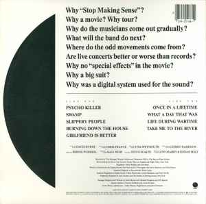 Talking Heads – Stop Making Sense
