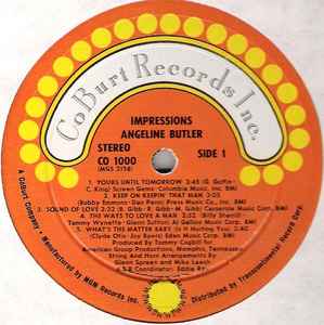 Angeline Butler - Impressions (LP, Album)