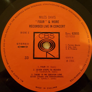 Miles Davis – 'Four' & More - Recorded Live In Concert