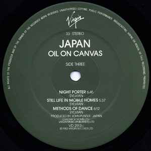 Japan - Oil On Canvas (2xLP, Album, Gat)