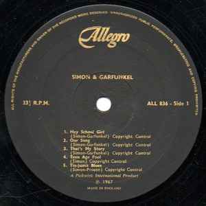Simon & Garfunkel - Simon & Garfunkel (LP, Comp, Mono)
