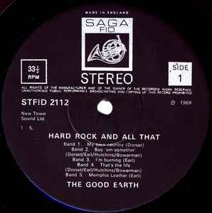 The Good Earth (2) - It's Hard Rock And All That (LP, Album)