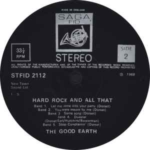 The Good Earth (2) - It's Hard Rock And All That (LP, Album)
