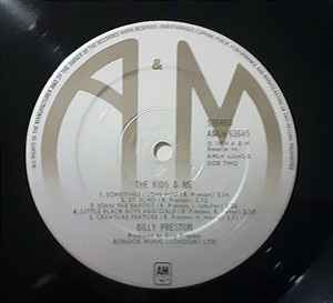 Billy Preston - The Kids & Me (LP, Album)