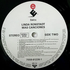 Linda Ronstadt - Mas Canciones (LP, Album)