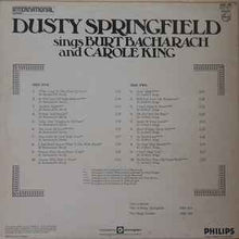 Load image into Gallery viewer, Dusty Springfield - Sings Burt Bacharach And Carole King (LP, Comp)