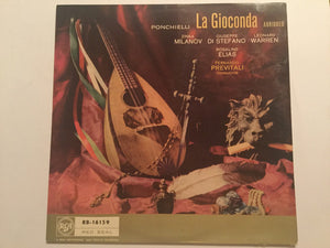 Ponchielli*, Zinka Milanov, Giuseppe di Stefano, Leonard Warren, Rosalind Elias, Fernando Previtali – La Giaconda Abridged