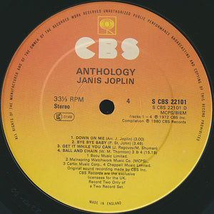 Janis Joplin ‎– Anthology