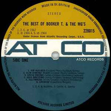 Load image into Gallery viewer, Booker T. &amp; The MG&#39;s* – The Best Of Booker T. &amp; The MG&#39;s
