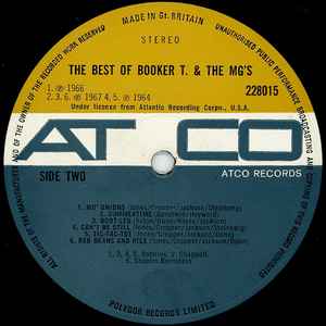Booker T. & The MG's* – The Best Of Booker T. & The MG's