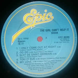 Susan ‎– The Girl Can't Help It