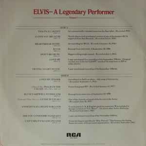 Elvis Presley – A Legendary Performer - Volume 1