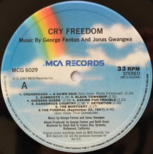 Load image into Gallery viewer, George Fenton And Jonas Gwangwa – Cry Freedom (Original Motion Picture Soundtrack)