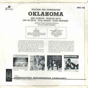 Rodgers And Hammerstein* Complete Studio Production With Ann Gordon, Frances Boyd, Jan De Silva, Louis Mencken, Paul Mason And The Broadway Theatre Orchestra And Chorus*, Fritz Wallberg – Oklahoma!