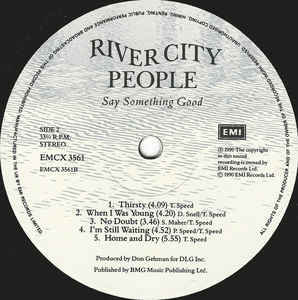 River City People ‎– Say Something Good