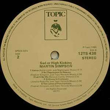 Load image into Gallery viewer, Martin Simpson - Sad Or High Kicking (LP, Album)