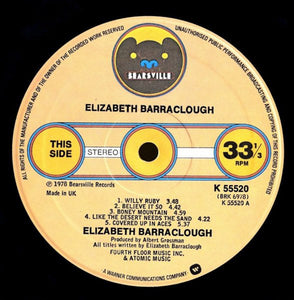 Elizabeth Barraclough ‎– Elizabeth Barraclough