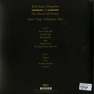 BETH JEANS HOUGHTON & THE HOOVES OF DESTINY - "YOURS TRULY, CELLOPHANE NOSE" ( 12" RECORD )