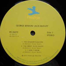 Load image into Gallery viewer, George Benson / Jack McDuff* – George Benson/Jack McDuff