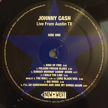 Load image into Gallery viewer, JOHNNY CASH - LIVE FROM AUSTIN TX ( 12&quot; RECORD )