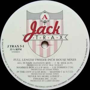 Various – Jack Trax - The Fifth Album