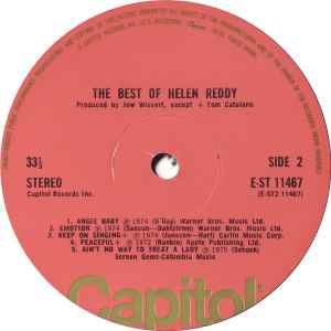 Helen Reddy - The Best Of Helen Reddy (LP, Comp, Red)