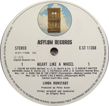 Load image into Gallery viewer, Linda Ronstadt ‎– Heart Like A Wheel