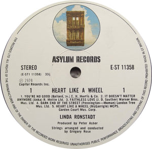 Linda Ronstadt ‎– Heart Like A Wheel