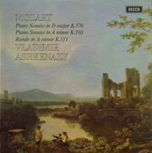 Load image into Gallery viewer, Mozart*, Vladimir Ashkenazy – Piano Sonata In D Major K.576 / Piano Sonata In A Minor K.310 / Rondo In A Minor K.511