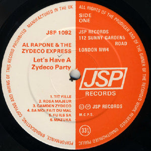 Al Rapone & The Zydeco Express – Let's Have A Zydeco Party