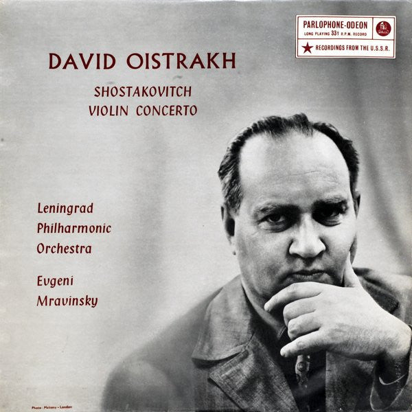 Shostakovich*, David Oistrakh*, Leningrad Philharmonic Orchestra, Evgeni Mravinsky* - Violin Concerto, Op. 99 (10