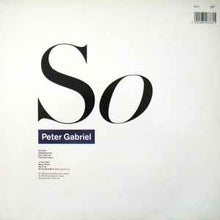 Load image into Gallery viewer, Peter Gabriel ‎– So