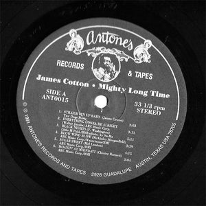 JAMES COTTON - MIGHTY LONG TIME ( 12" RECORD )