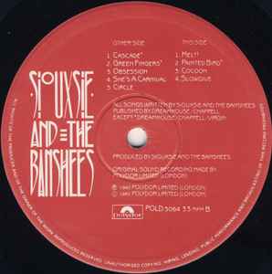 Siouxsie And The Banshees* - A Kiss In The Dreamhouse (LP, Album)