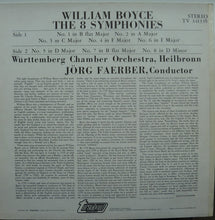 Load image into Gallery viewer, William Boyce, Württemberg Chamber Orchestra, Heilbronn*, Jörg Faerber – The 8 Symphonies